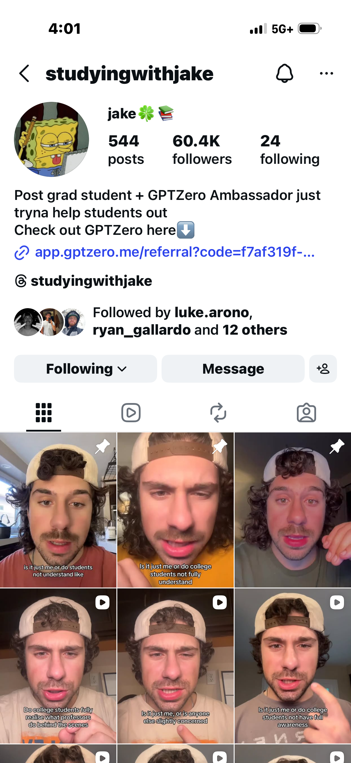 60k followers account
